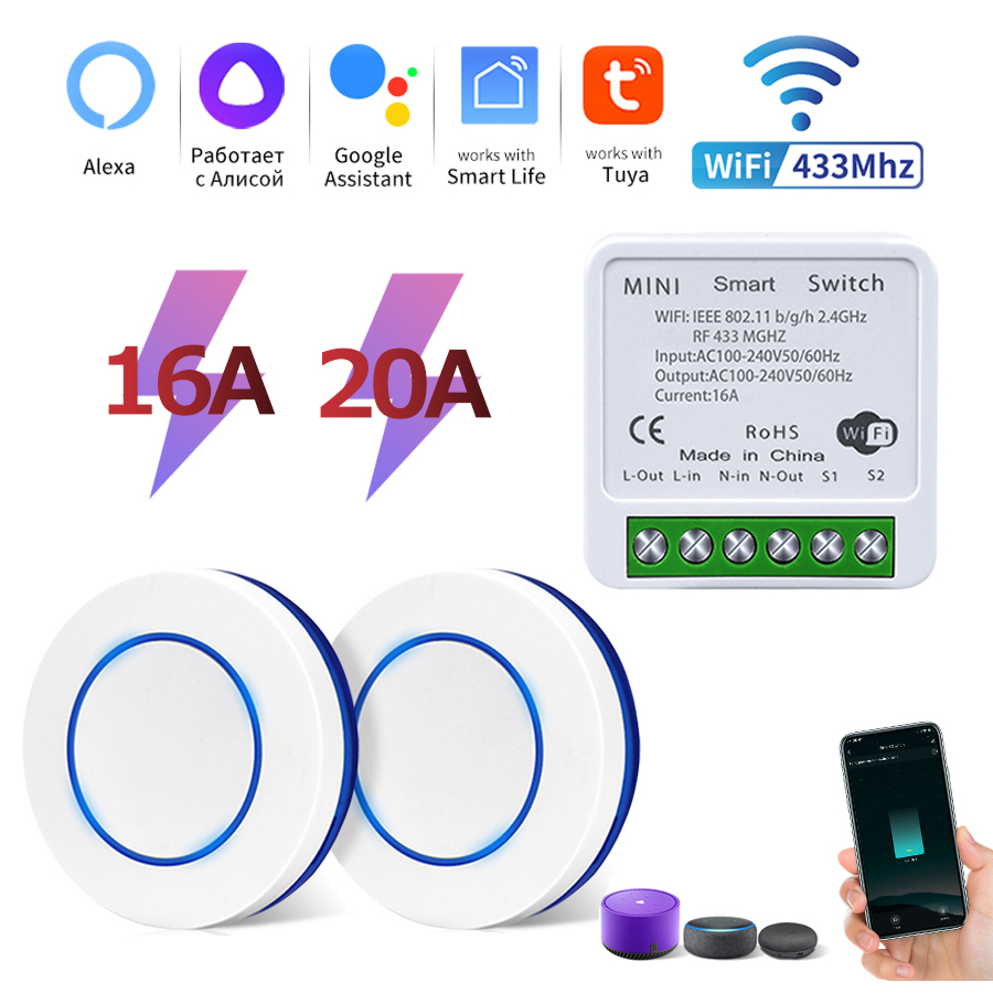 Rf 433Mhz Module - Tuya – interrupteur intelligent Wifi RF
