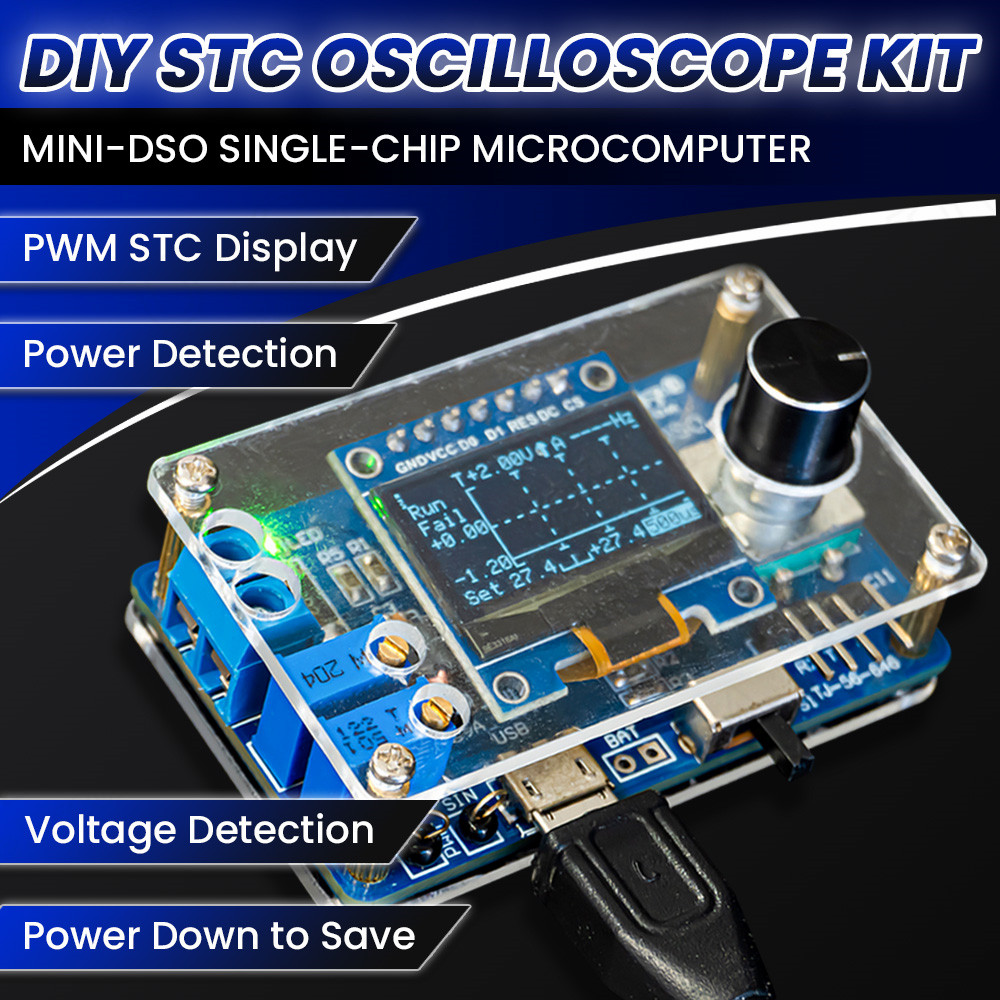 Oscilloscope Dso Mini - Mini Oscilloscope Numérique de Bricolage, Kit