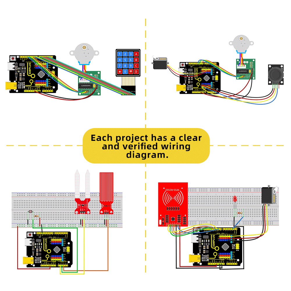 Keyestudio UNO R3 40Project Ki - Diy Electronics Online avis et prix