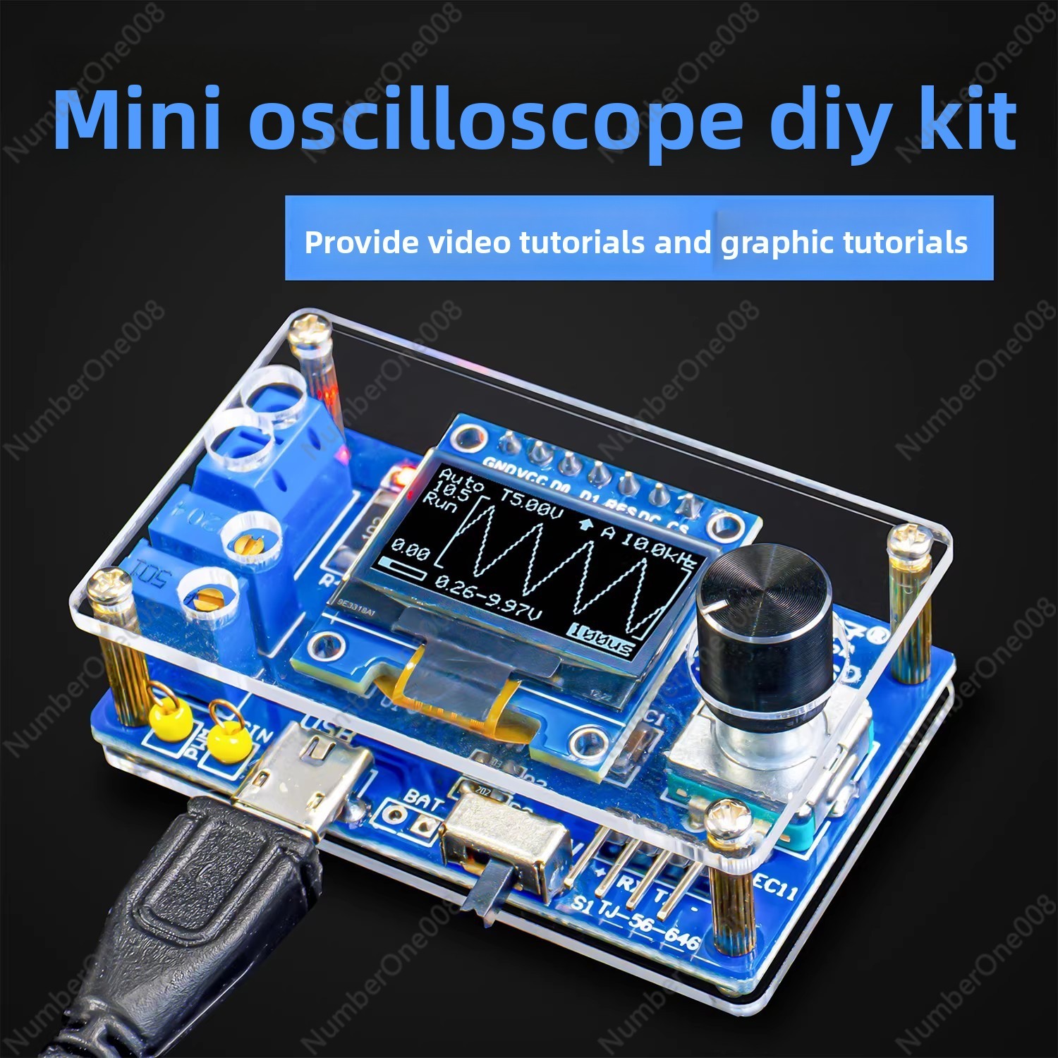 Kit DIY d'oscilloscope miniatu - Oscilloscope Dso Mini avis et prix