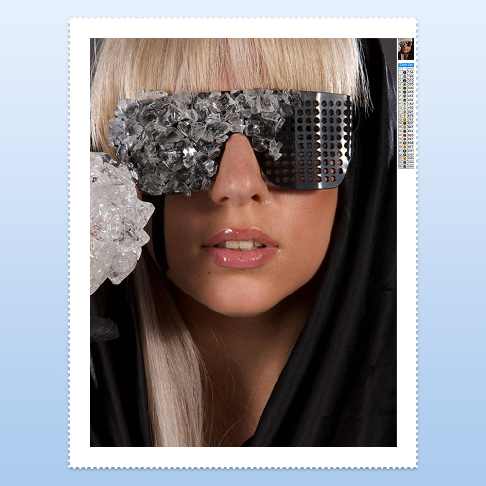 L-Lady G-Gaga Peinture Diamant - Diy Electronics Art avis et prix