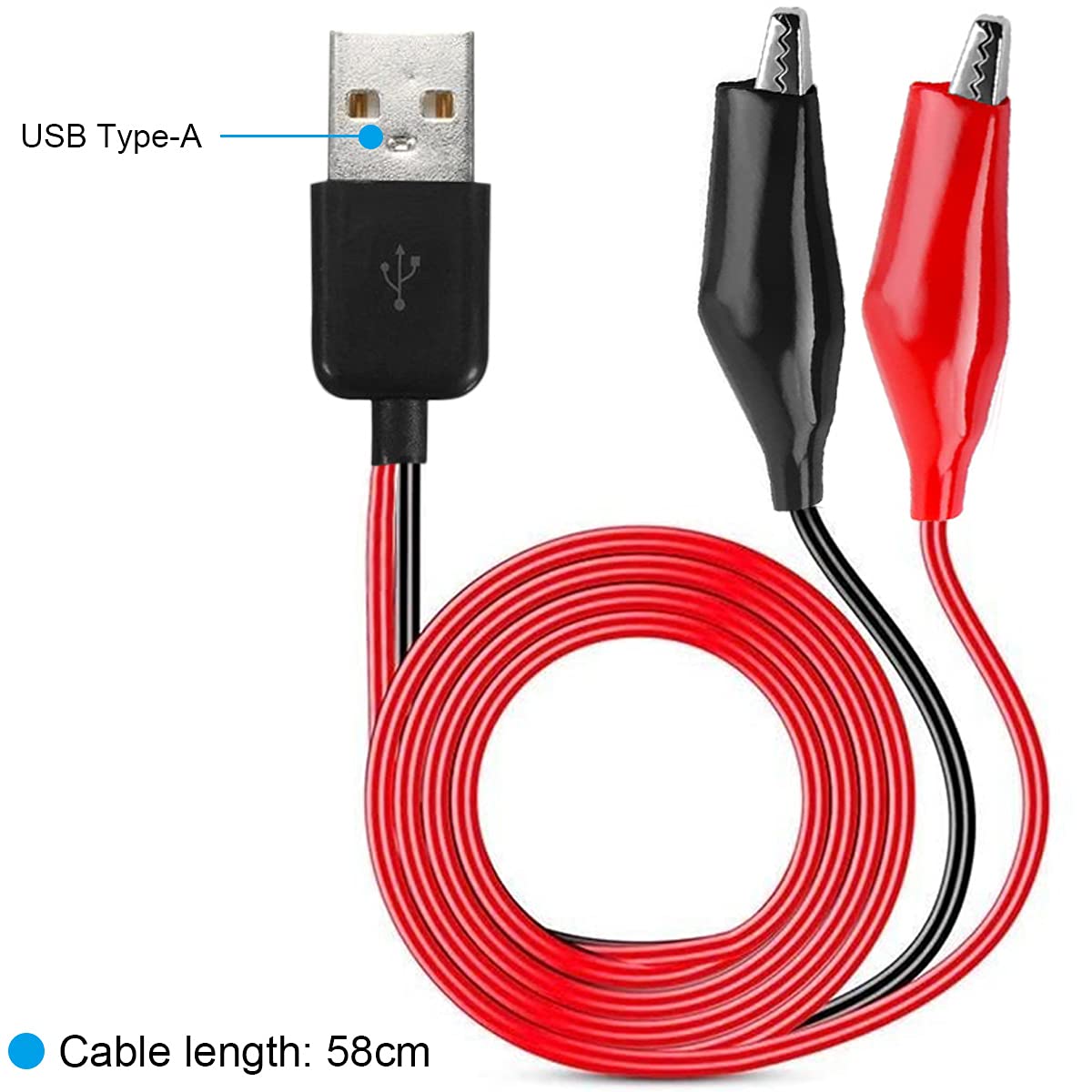 Pince crocodile vers USB, pinc - Crocodile Clip Set avis et prix