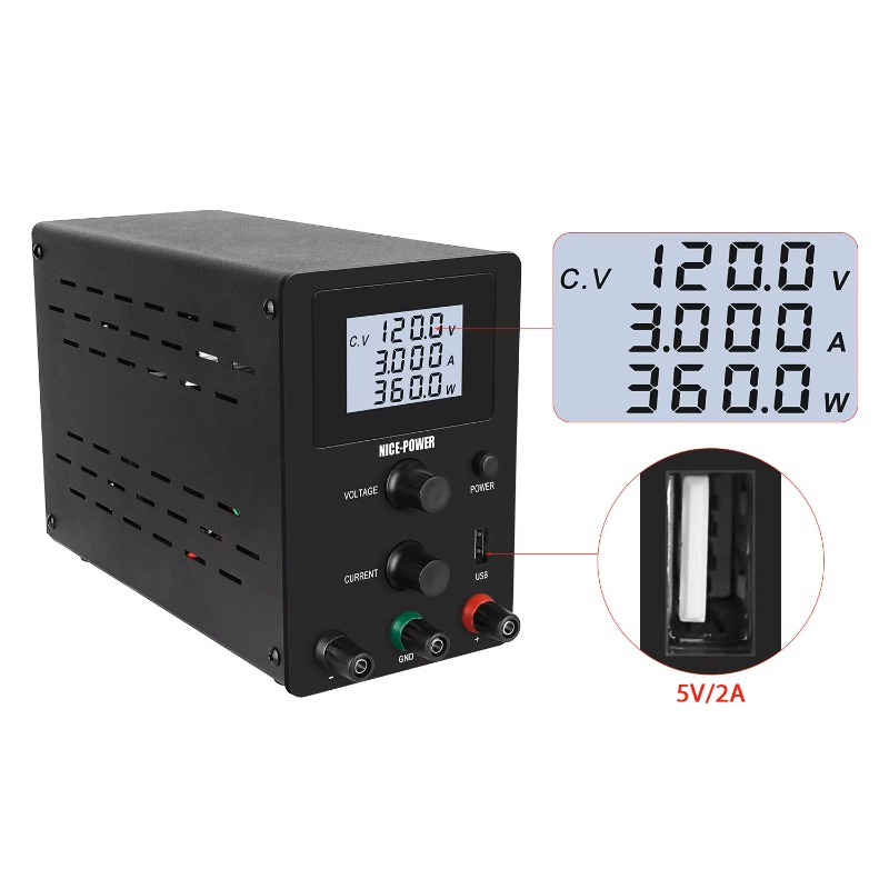 Alimentation Variable cc 120V  - Dc Power Supply Variable avis et prix