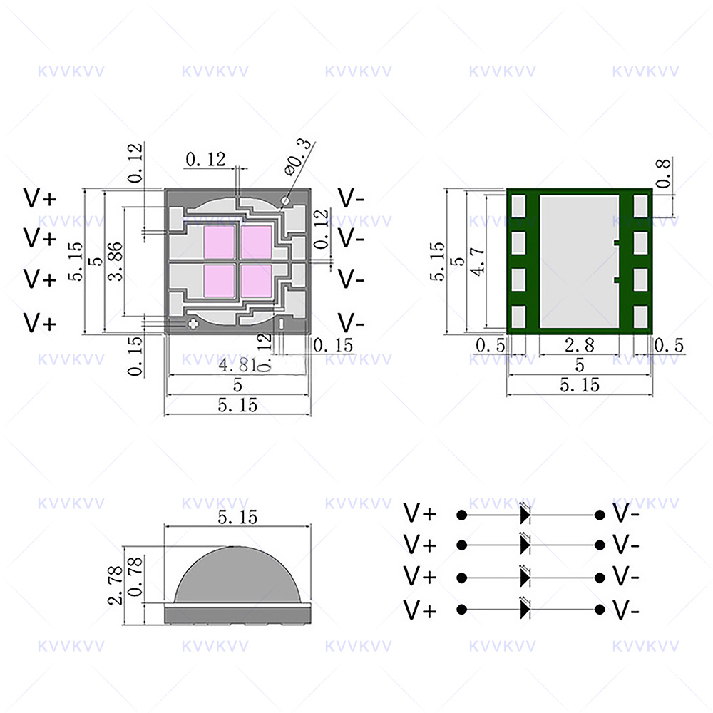Lampe LED violette UV 10W 5050 - Diy Lamp Electronics avis et prix